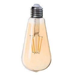 Rustik Led Ampül 6 Watt Gün Işığı Bal Rengi Kampanyalı Ürün ST64