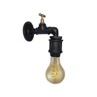 Anemom Retro Tarz Endüstriyel Boru Rustik Duvar Aydınlatma Aplik Anemom Retro Tarz Endüstriyel Boru Rustik Duvar Aydınlatma Aplik