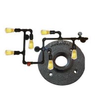 Aplik Retro Gotik Tarz Su Borusu Manometre Açma Kapama Vanalı Aplik Retro Gotik Tarz Su Borusu Manometre Açma Kapama Vanalı