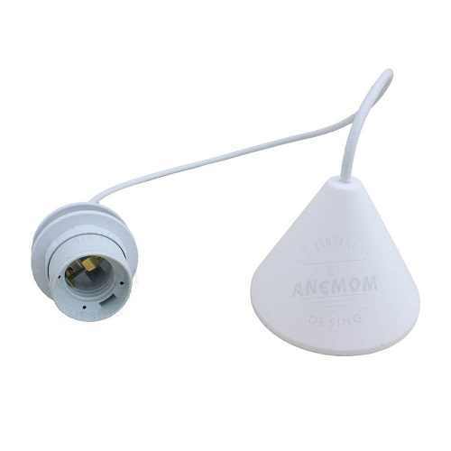 Dekoratif Kablolu Beyaz Duy Rozans Takımlı E27 Dekoratif Kablolu Beyaz Duy Rozans Takımlı E27