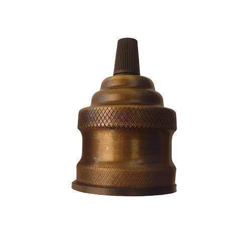 Dekoratif Metal Eskitme E27 Bronz Retro Antik Duy Kabı Dekoratif Metal Eskitme E27 Bronz Retro Antik Duy Kabı